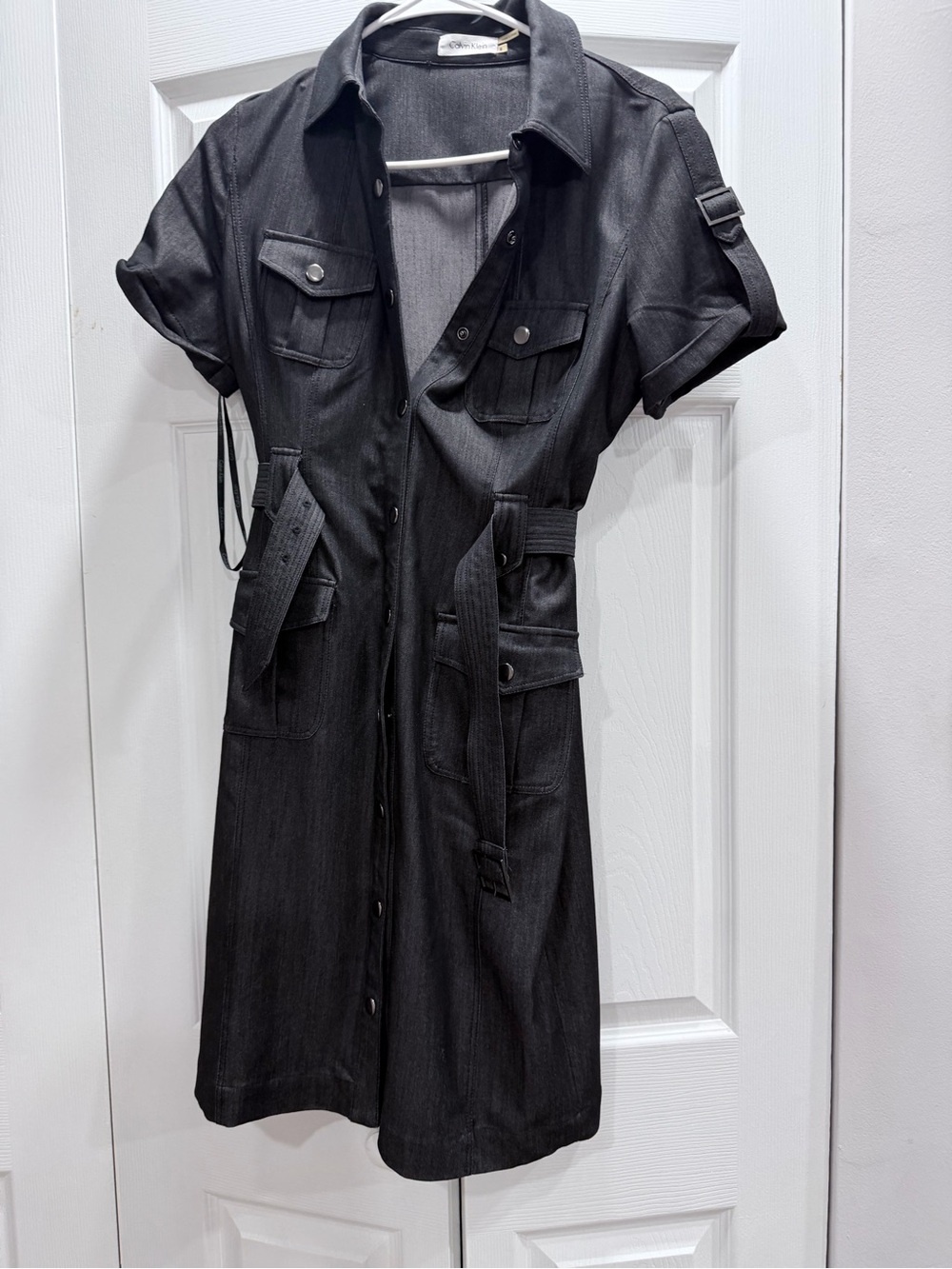 Calvin Klein Charcoal Button-Up Shirt